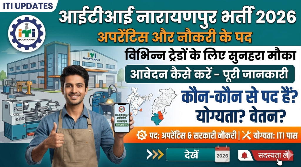 ITI Narayanpur Recruitment 2026