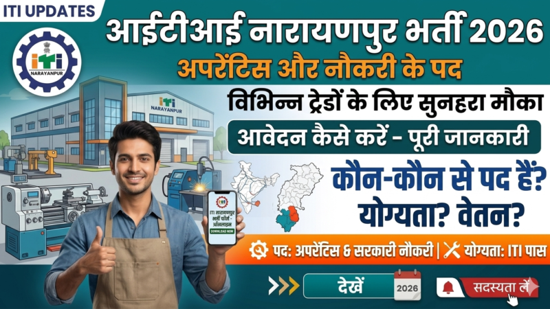 ITI Narayanpur Recruitment 2026