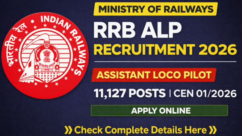 RRB ALP Recruitment 2026